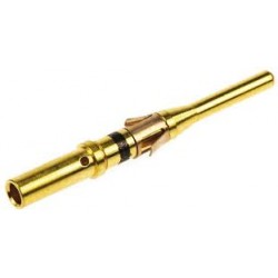 Contacto de crimpado macho ITT Cannon serie Trident, de latón