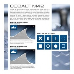 Hojas sierra cinta  COBALT M42 34x1,1mm bimetal Röntgen