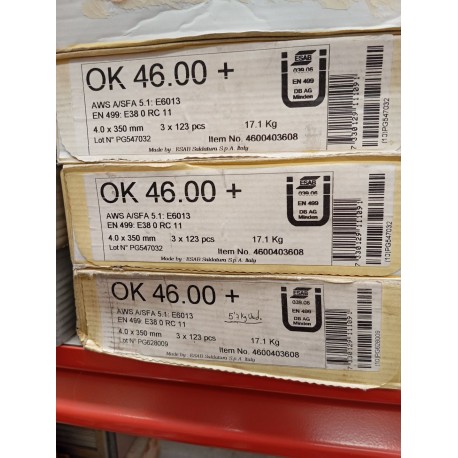 Electrodo E6013 OK 46.00